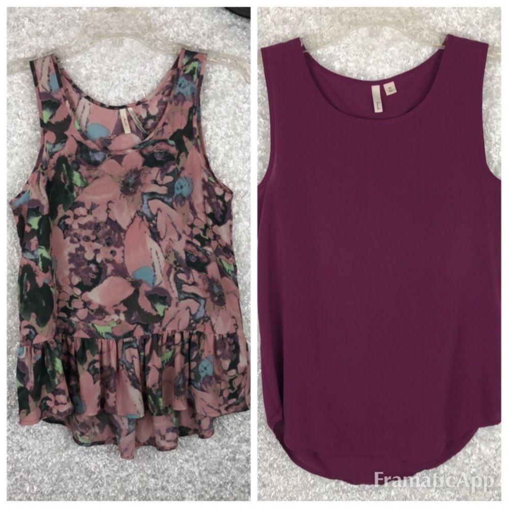 Frenchi - 2 Sheer Tank Top Size XS